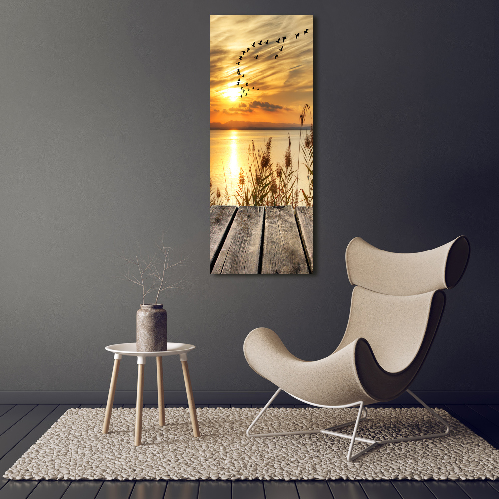 Obraz zdjęcie szkło akryl pionowy Zachód słońca