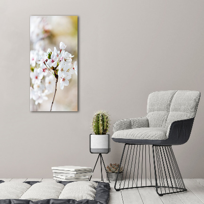 Obraz zdjęcie szkło akryl pionowy Kwiaty wiśni