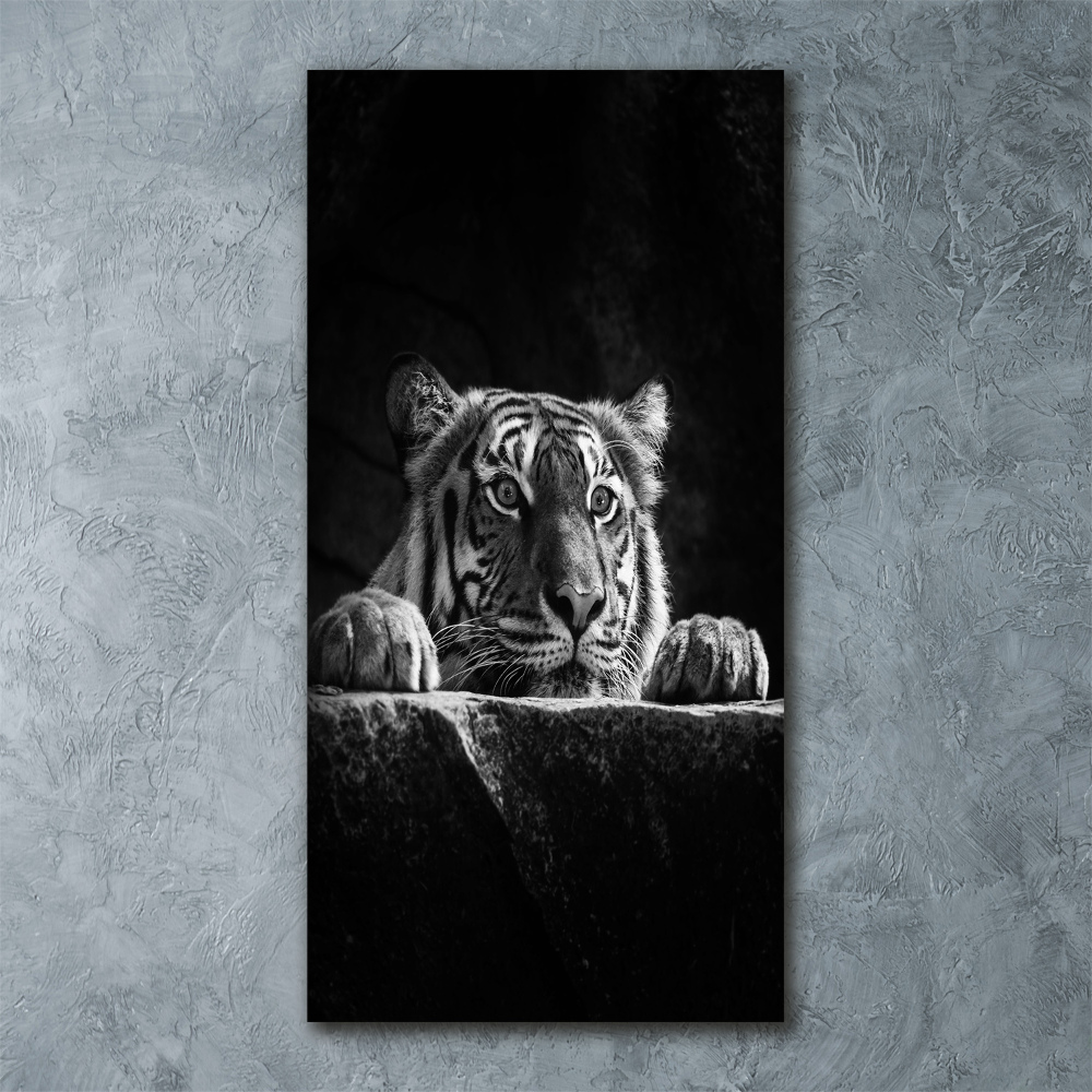 Foto obraz szkło akryl pionowy Tygrys