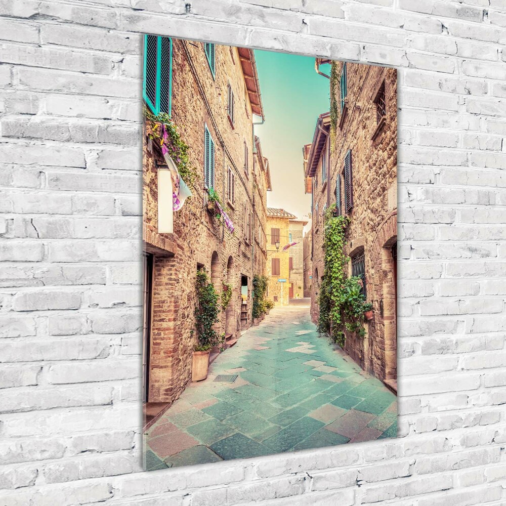 Foto obraz akryl pionowy Włoskie uliczki
