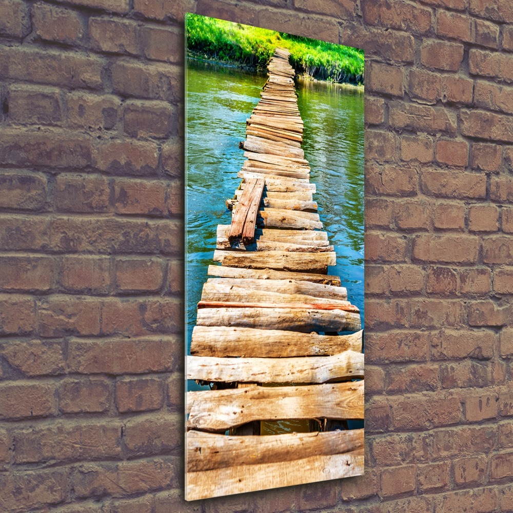 Obraz zdjęcie szkło akryl pionowy Drewniany most