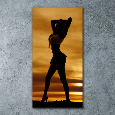 Foto obraz szkło akryl pionowy Krótka spódniczka
