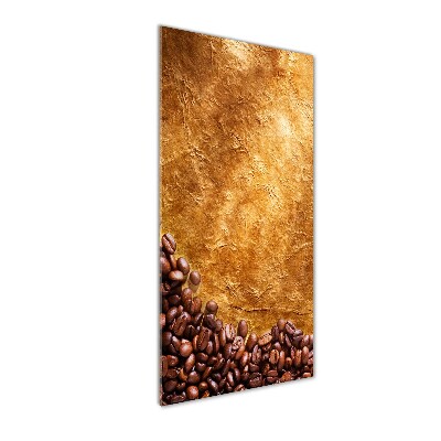 Obraz zdjęcie na ścianę akryl pionowy Ziarna kawy