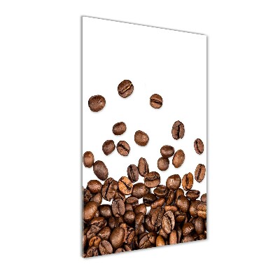 Obraz zdjęcie szkło akryl pionowy Ziarna kawy