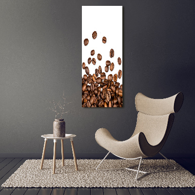 Obraz zdjęcie szkło akryl pionowy Ziarna kawy