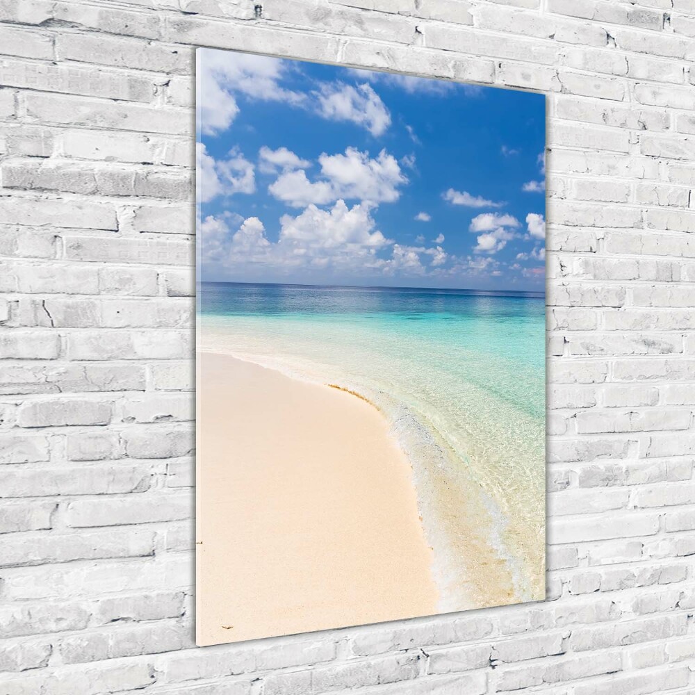 Obraz zdjęcie szkło akryl pionowy Plaża Malediwy