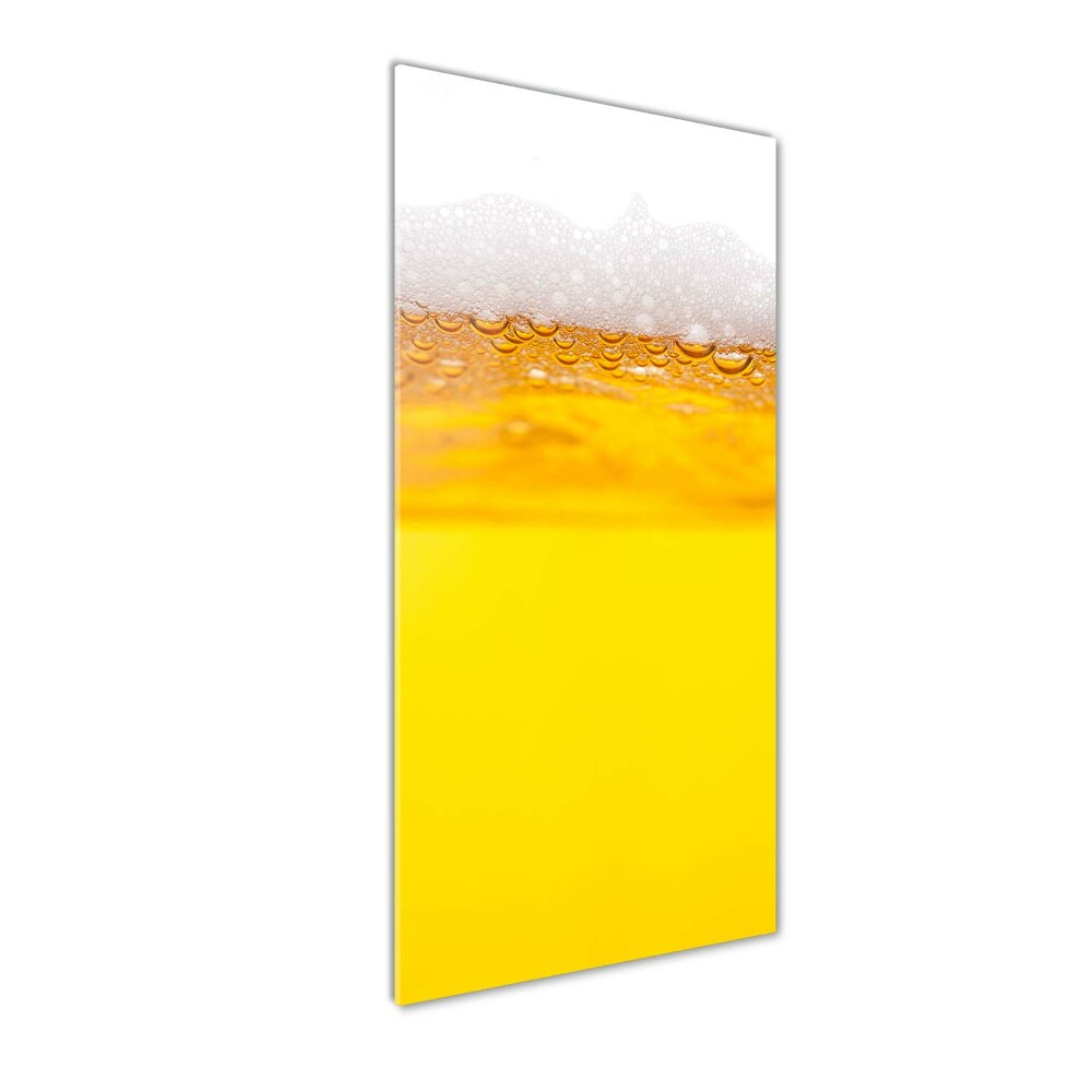Fotoobraz na ścianę szkło akrylowe pionowy Piwo