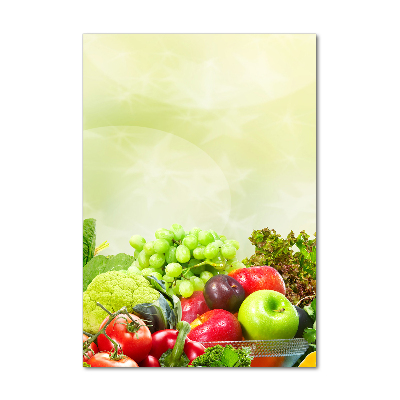 Obraz zdjęcie szkło akryl pionowy Warzywa i owoce