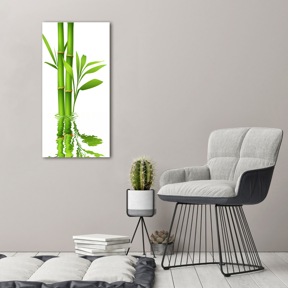 Obraz zdjęcie na ścianę akryl pionowy Bambus
