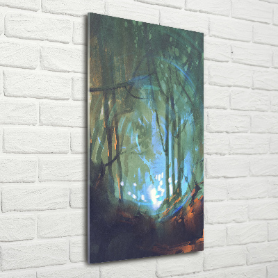 Obraz zdjęcie na ścianę akryl pionowy Mistyczny las