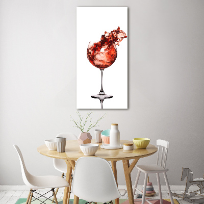 Obraz zdjęcie szkło akryl pionowy Kieliszek wina