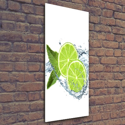 Foto obraz szkło akryl pionowy Limonki