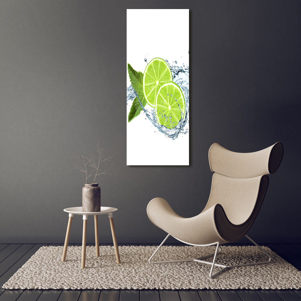 Foto obraz szkło akryl pionowy Limonki