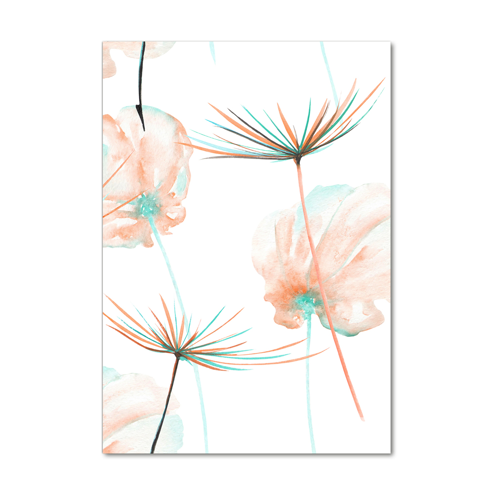 Foto obraz duży na scianę pleksi pionowy Polne kwiaty