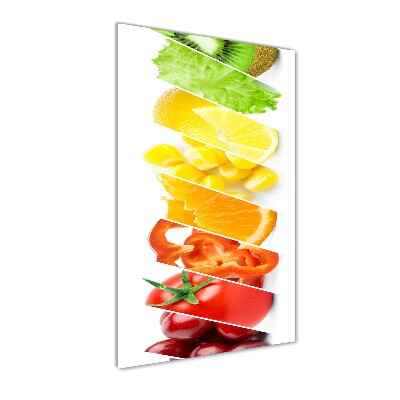 Obraz zdjęcie akryl pionowy Warzywa i owoce