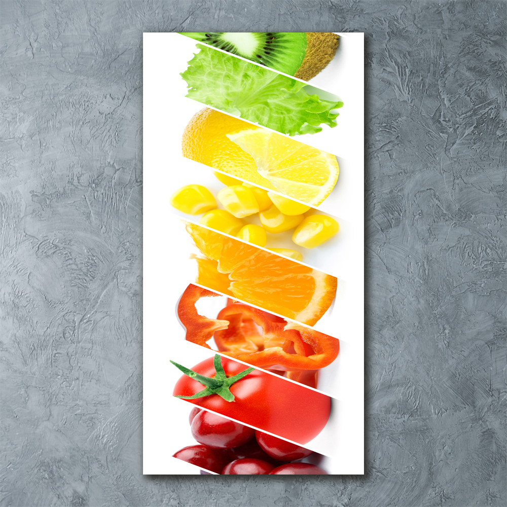 Obraz zdjęcie akryl pionowy Warzywa i owoce