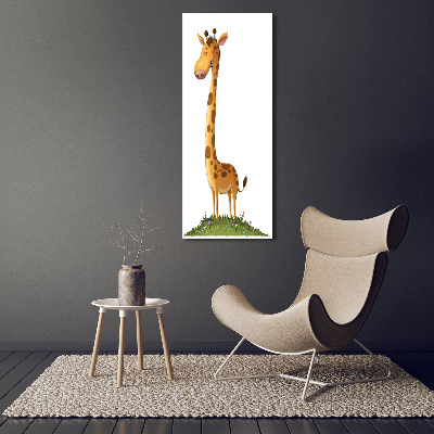 Obraz zdjęcie szkło akryl pionowy Żyrafa