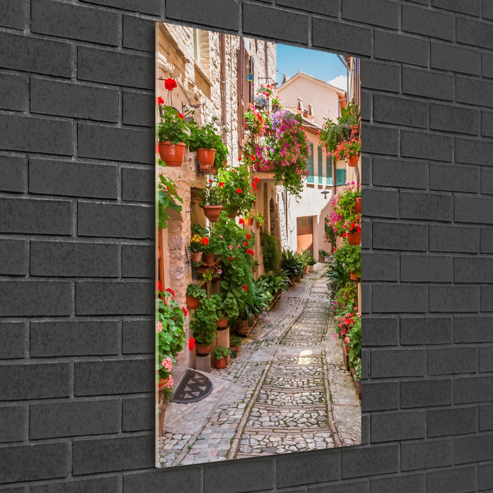 Foto obraz szkło akryl pionowy Włoskie uliczki