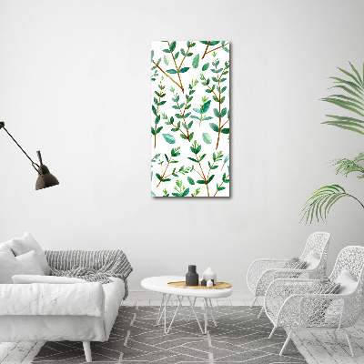 Obraz zdjęcie szkło akryl pionowy Gałązki eukaliptusa