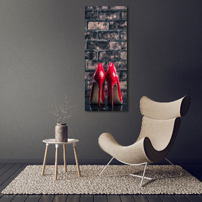Foto obraz szkło akryl pionowy Czerwone szpilki