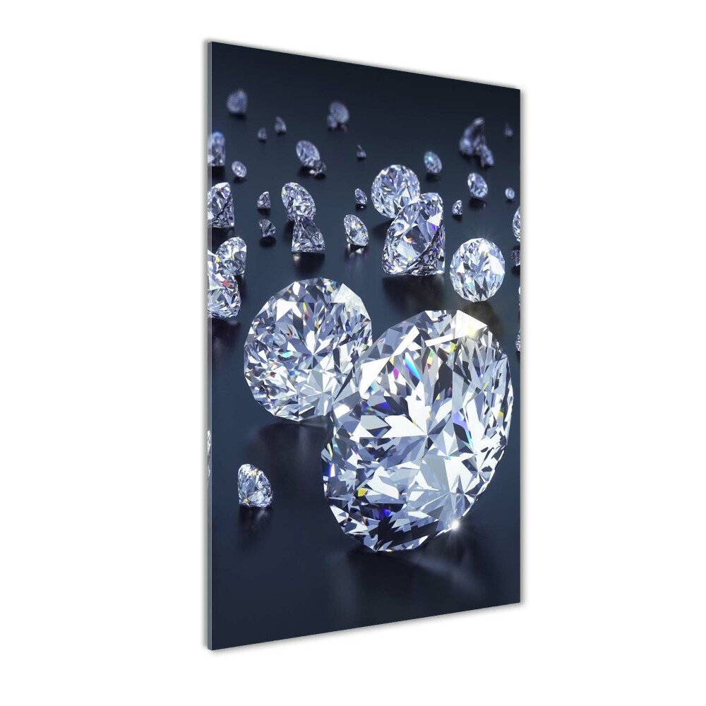 Foto obraz szkło akryl pionowy Diamenty