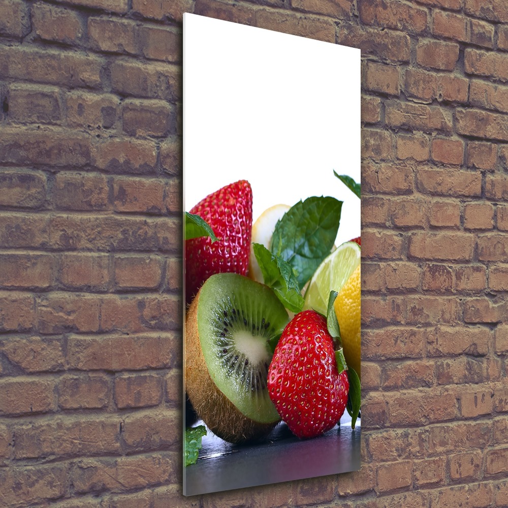 Obraz zdjęcie na ścianę akryl pionowy Owoce