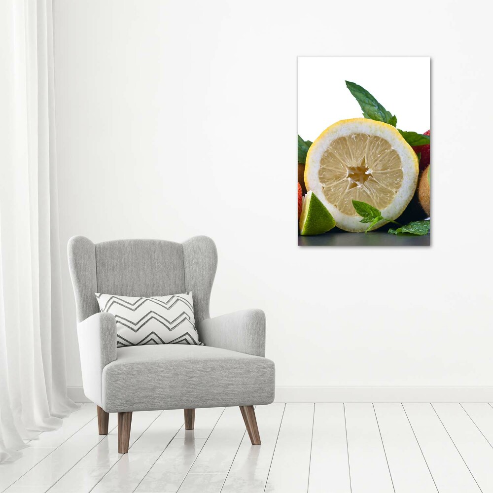 Obraz zdjęcie na ścianę akryl pionowy Owoce