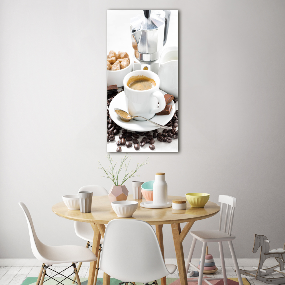 Obraz zdjęcie szkło akryl pionowy Filiżanka kawy