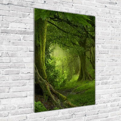 Obraz zdjęcie szkło akryl pionowy Tropikalna dżungla