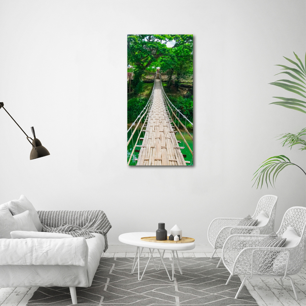 Obraz zdjęcie akryl pionowy Most wiszący