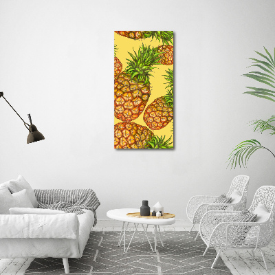 Obraz zdjęcie szkło akryl pionowy Ananasy