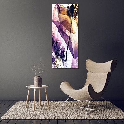 Obraz zdjęcie szkło akryl pionowy Maki
