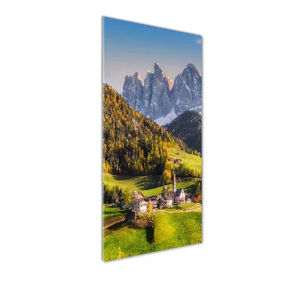 Obraz zdjęcie szkło akryl pionowy Miasteczko w górach