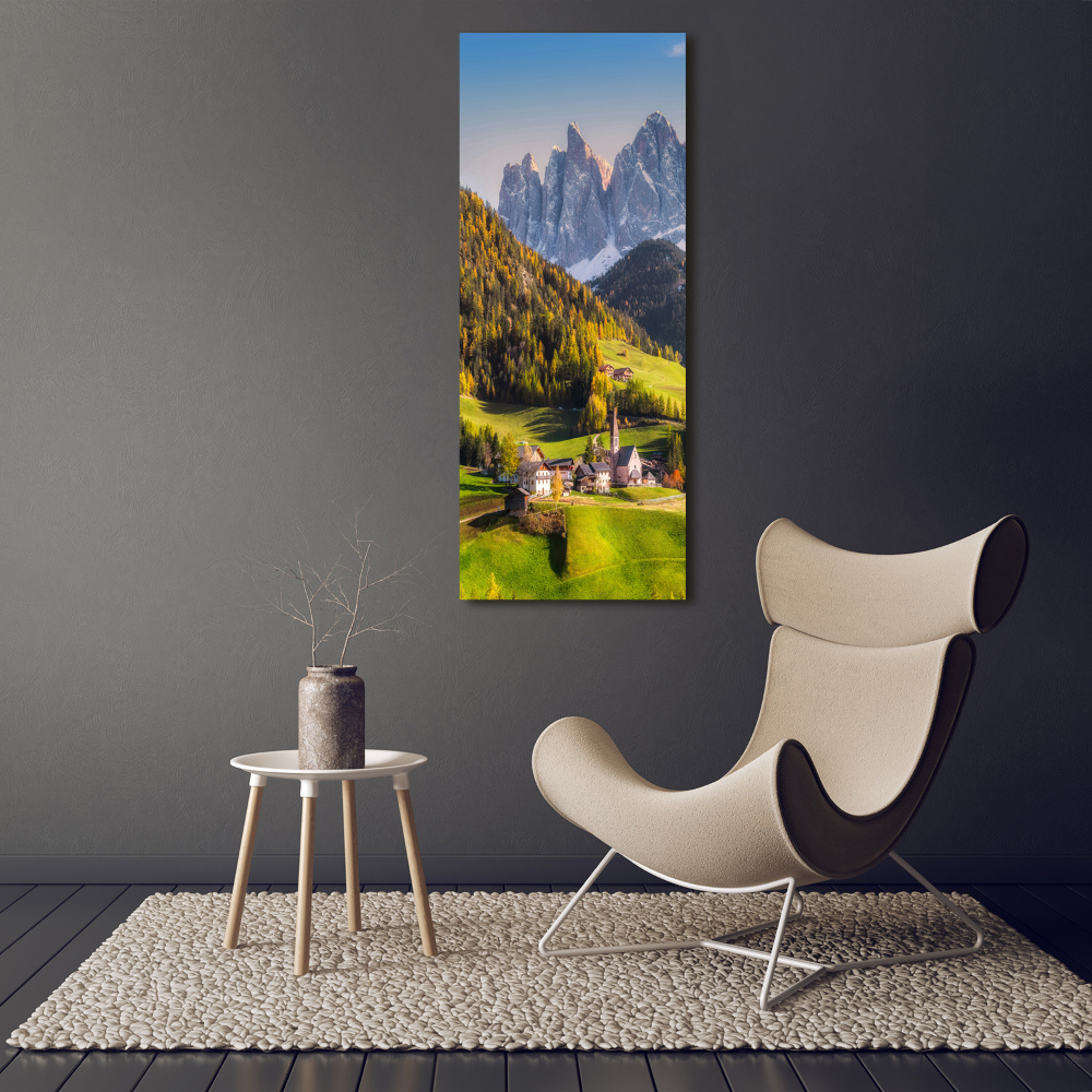 Obraz zdjęcie szkło akryl pionowy Miasteczko w górach