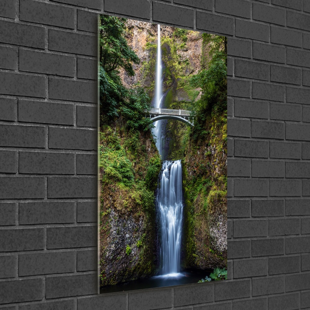 Obraz zdjęcie szkło akryl pionowy Wodospad
