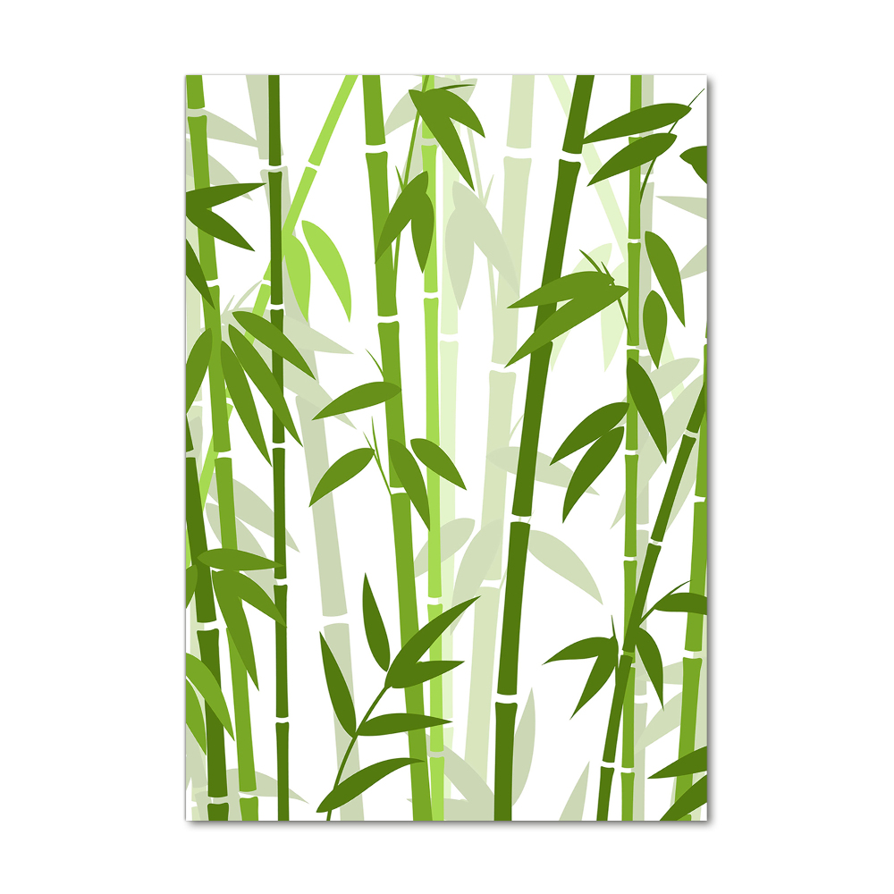 Foto obraz szkło akryl pionowy Bambus
