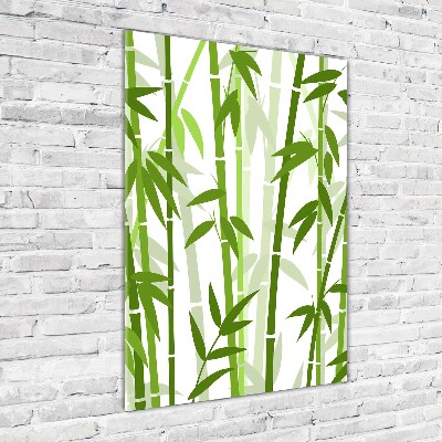 Foto obraz szkło akryl pionowy Bambus