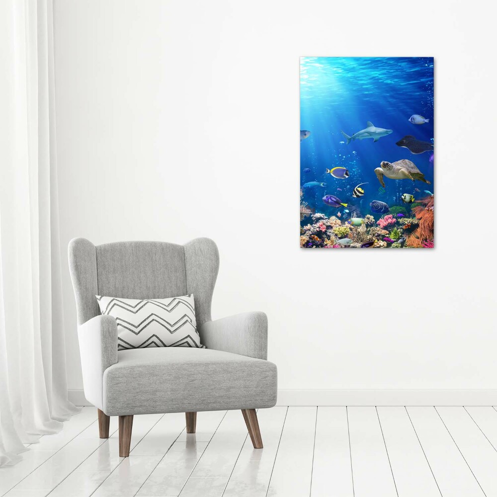Obraz zdjęcie akryl pionowy Rafa koralowa