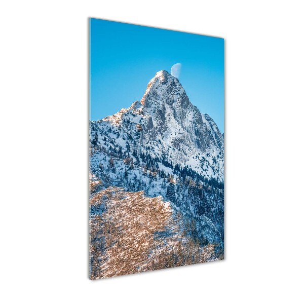 Obraz zdjęcie na ścianę akryl pionowy Giewont Tatry