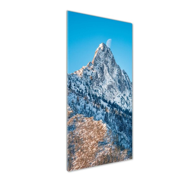 Obraz zdjęcie na ścianę akryl pionowy Giewont Tatry
