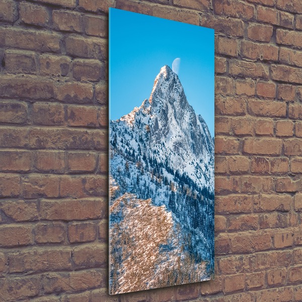 Obraz zdjęcie na ścianę akryl pionowy Giewont Tatry