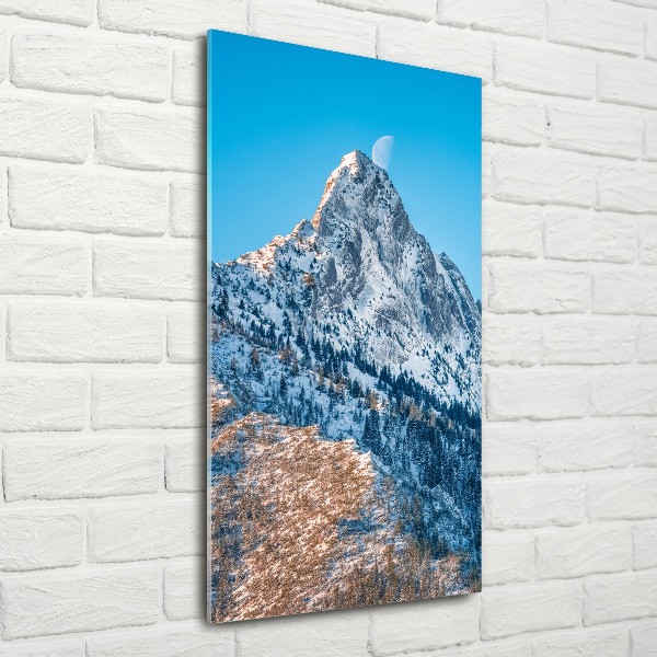 Obraz zdjęcie na ścianę akryl pionowy Giewont Tatry
