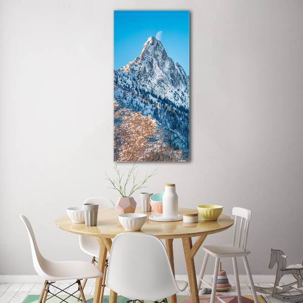 Obraz zdjęcie na ścianę akryl pionowy Giewont Tatry
