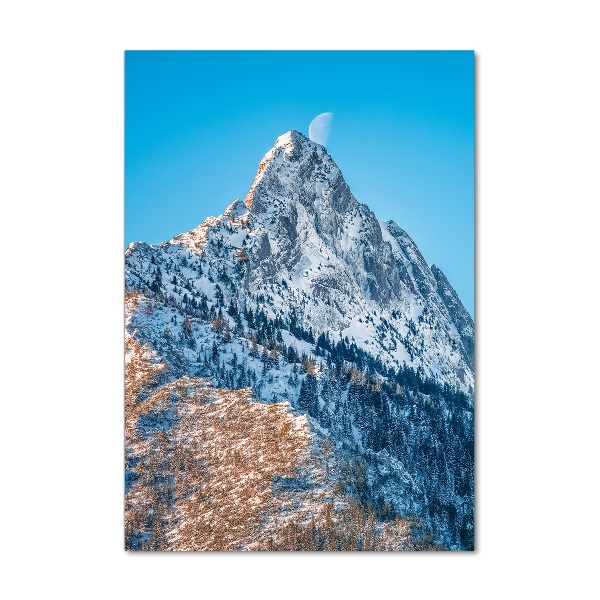 Obraz zdjęcie na ścianę akryl pionowy Giewont Tatry