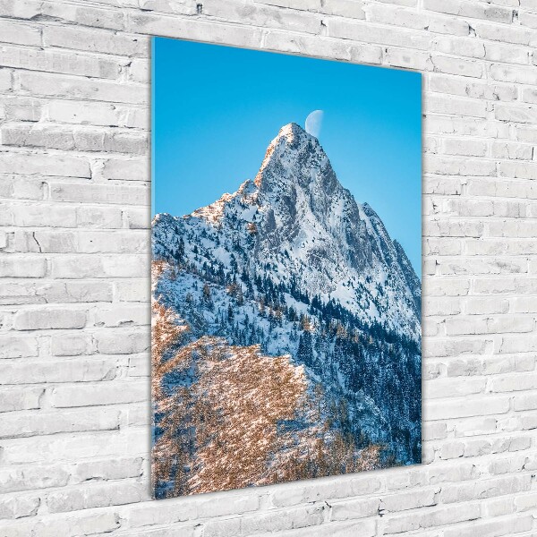 Obraz zdjęcie na ścianę akryl pionowy Giewont Tatry