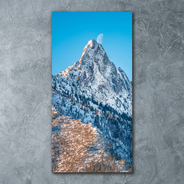 Obraz zdjęcie na ścianę akryl pionowy Giewont Tatry
