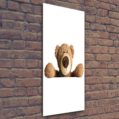 Obraz zdjęcie na ścianę akryl pionowy Pluszowy miś
