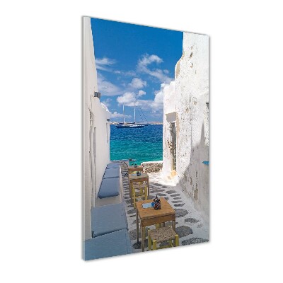 Foto obraz szkło akryl pionowy Greckie uliczki