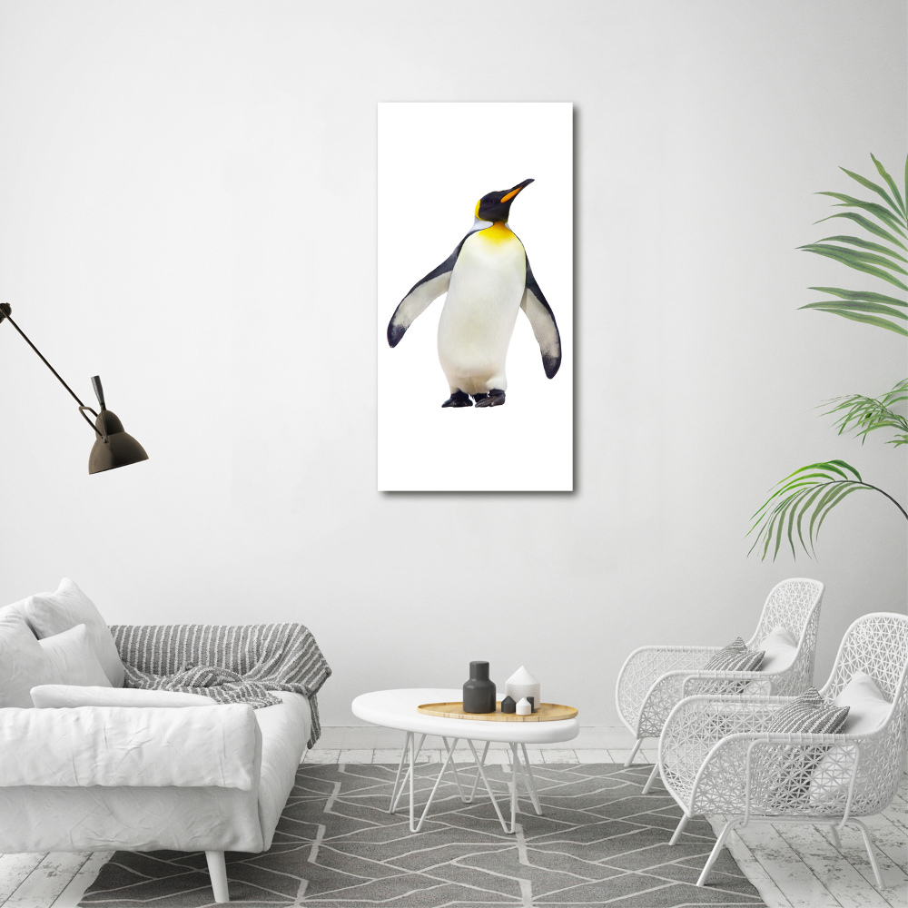 Foto obraz na ścianę akryl pionowy Pingwin