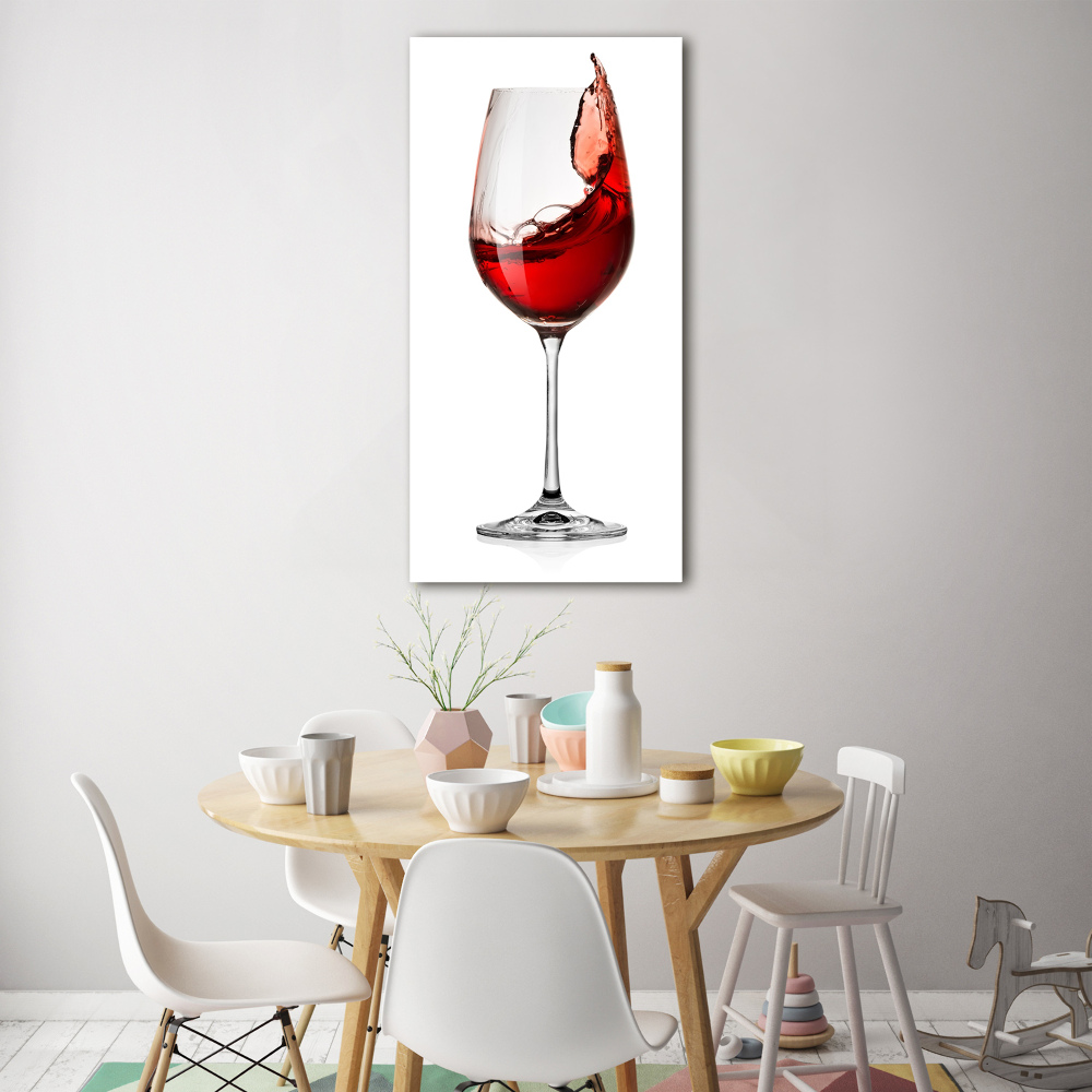 Obraz zdjęcie szkło akryl pionowy Czerwone wino